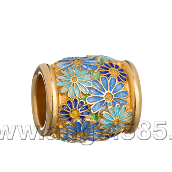 Бусина Ромашки арт 114-025э