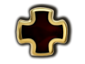 Бусина Крест 5207