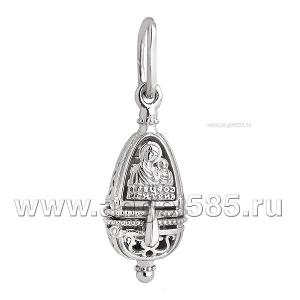 Серебряная ладанка БМ Казанская