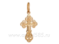 Православный крест из красного золота 40170000
