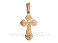 Православный крест из красного золота 40364000