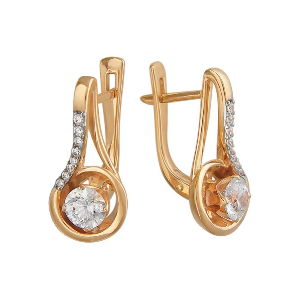 Серьги (арт. 01С119293Ф)