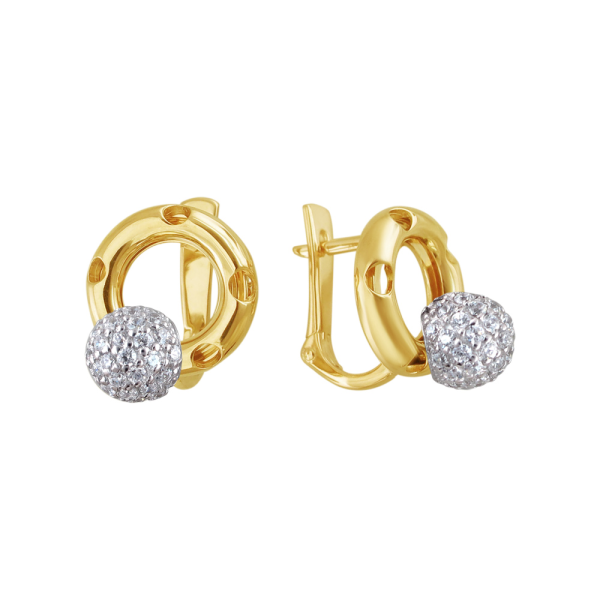 Серьги (арт. 01С1610587Ж)