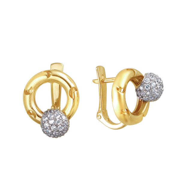 Серьги (арт. 01С1610589Ж)