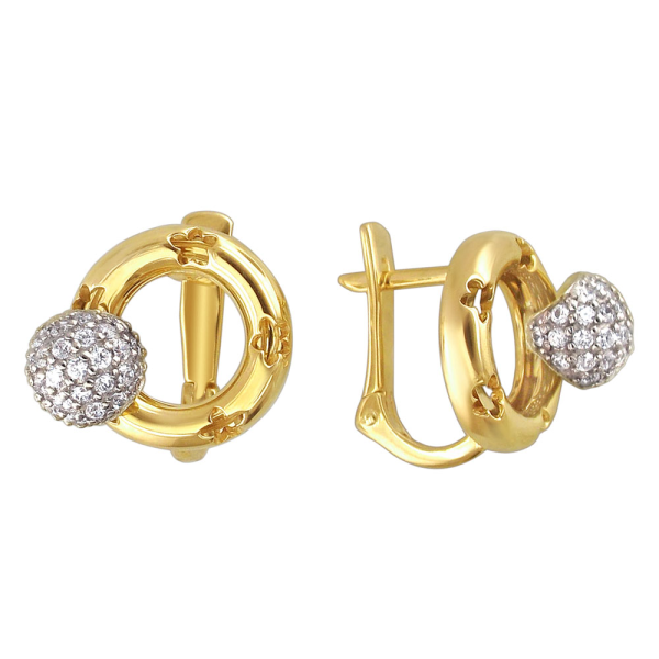 Серьги (арт. 01С1610591Ж)