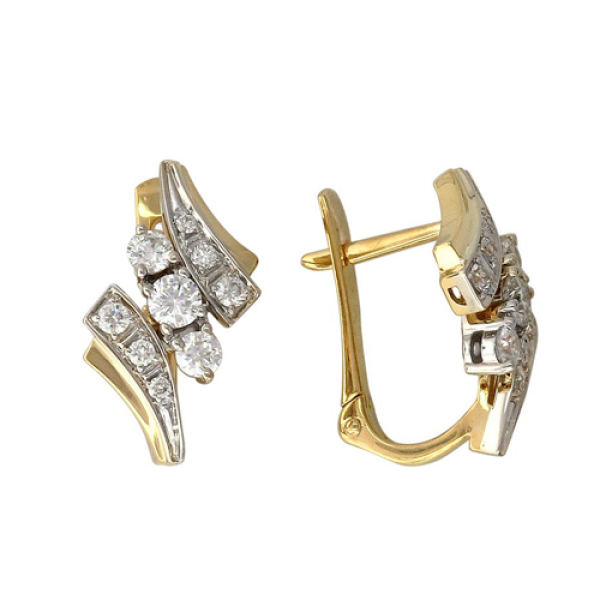 Серьги (арт. 01С166192Ж)