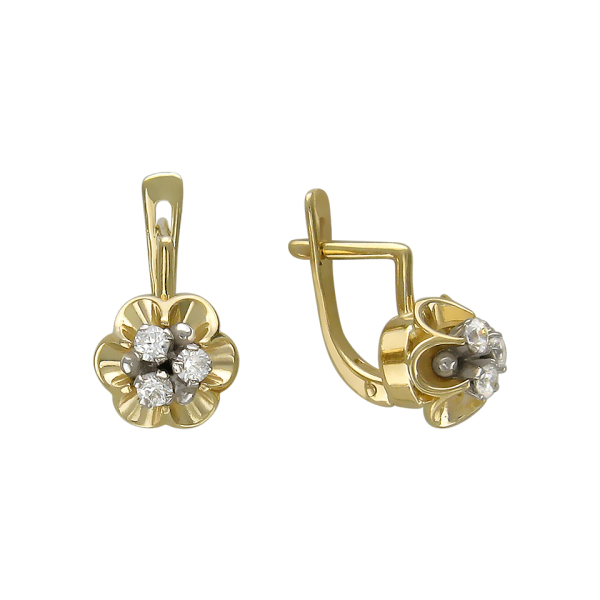 Серьги (арт. 01С166250Ж)