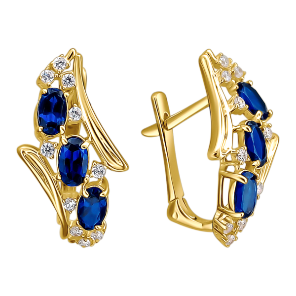 Серьги (арт. 01С2312101Р-1) Серьги (арт. 01С2312101Р-1)