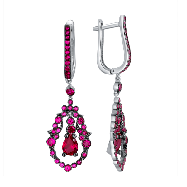 Серьги (арт. 01С2511386Ч-1)