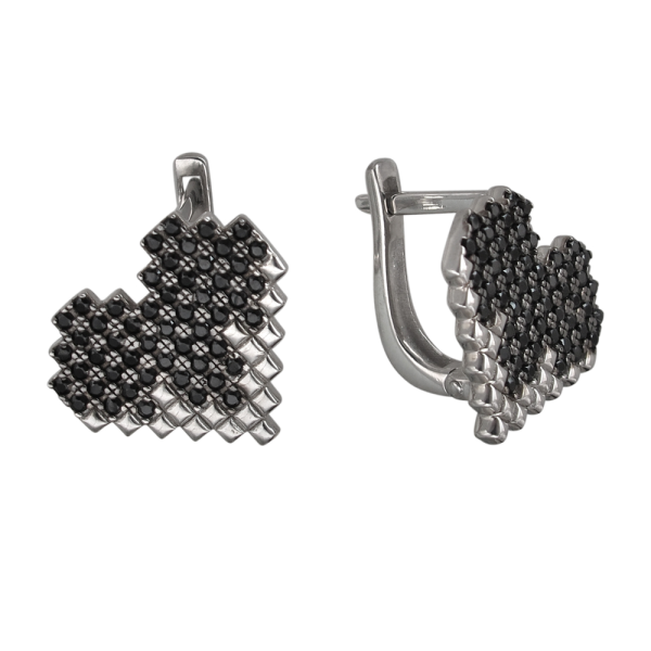 Серьги (арт. 01С2511567ЧР-1)
