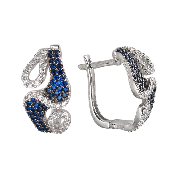 Серьги (арт. 01С2511570ЧР-1)