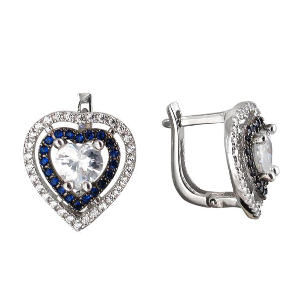 Серьги (арт. 01С2511574ЧР-1) Серьги (арт. 01С2511574ЧР-1)