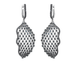 Серьги (арт. 01С2511575ЧР-2) Серьги (арт. 01С2511575ЧР-2)
