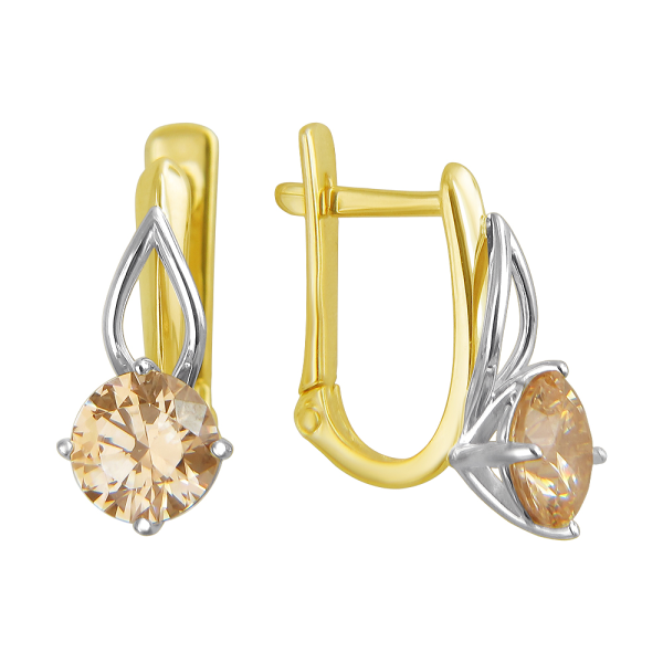 Серьги (арт. 01С2610857Ж-2)