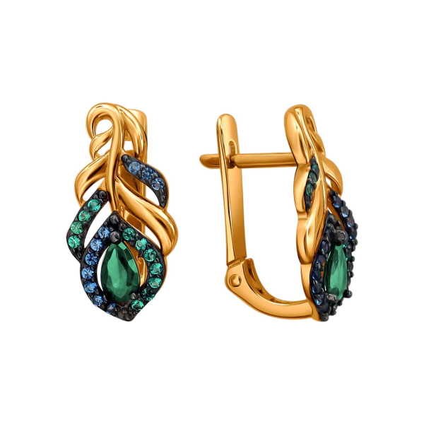 Серьги (арт. 01С4112023ЧР-2)