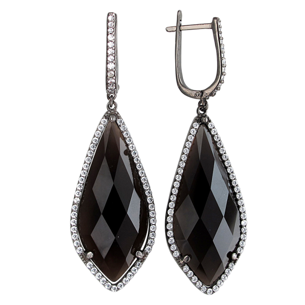 Серьги (арт. 01С4510724Ч-2)