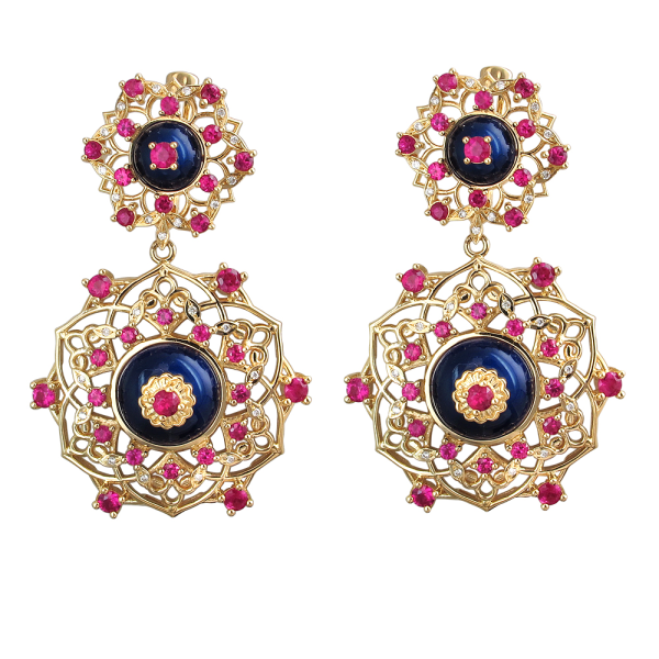 Серьги (арт. 01С645472Э-1)