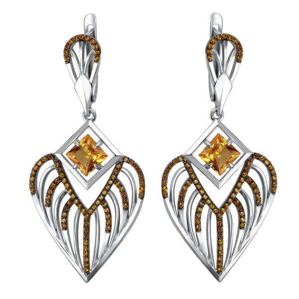 Серьги (арт. 45С3522981Ч) Серьги (арт. 45С3522981Ч)