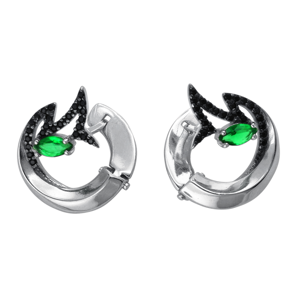 Серьги (арт. 48С255982ГЧ)