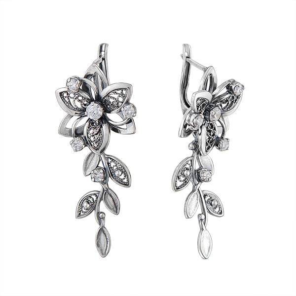 Серьги (арт. Л9С151314Ч)