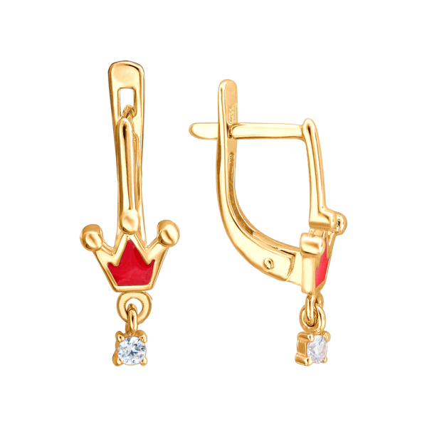 Серьги детские (арт. 01С1111665Э) Серьги детские (арт. 01С1111665Э)